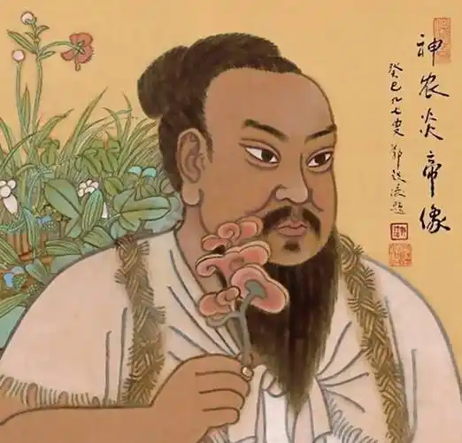 图片来自网络神农为"三皇"之一(三皇指燧人,伏羲,神农三人),被后世尊