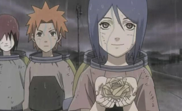 小南死前送给鸣人一件礼物,虽然不值钱,但自来也看到会很开心