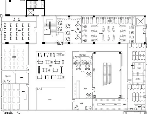 【已回复】一个新人设计的健身房平面望大神指点!