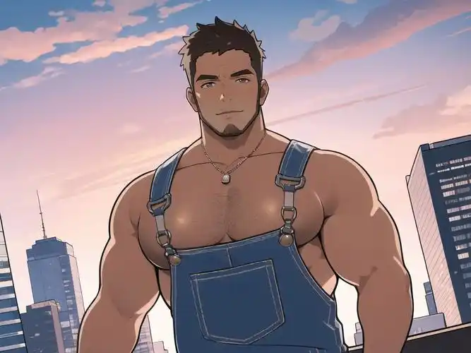 工装肌肉壮熊大哥