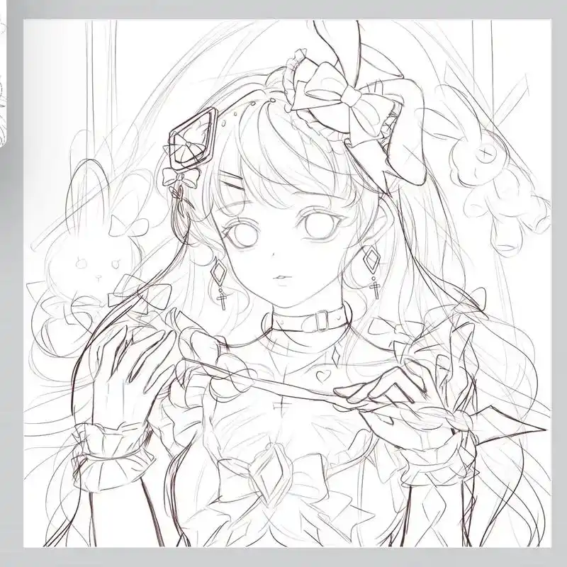 爱丽丝.#稿件展示 #绘画 #约稿 #oc #画渣日常  我 - 抖音