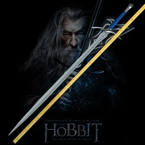 指环王剑_魔戒指环王剑霍比特人 甘道夫武器 模型敌击剑精灵特双手剑