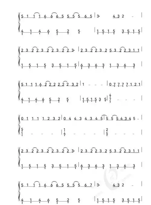 《心桥》钢琴简谱