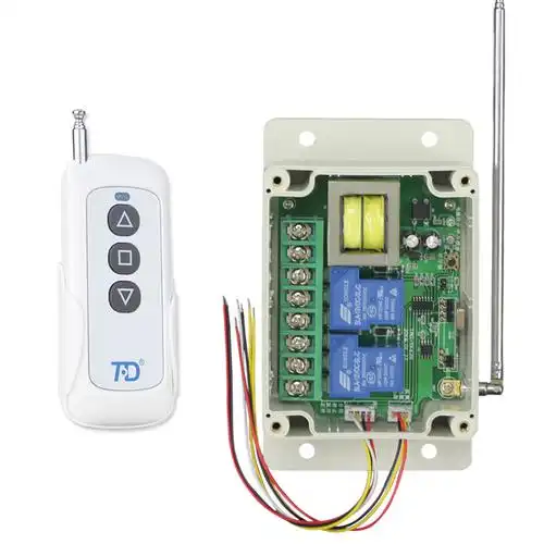 电动葫芦380v电机倒顺无线遥控开关 三相升降停大棚卷帘机遥控器