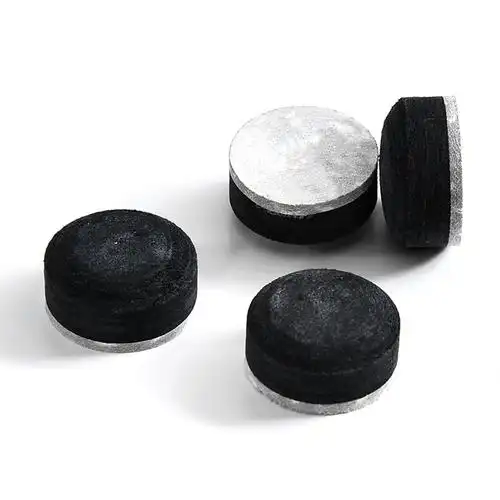 台球杆皮头小头杆皮头 多层高弹皮头黑8球杆九球杆大头杆皮头