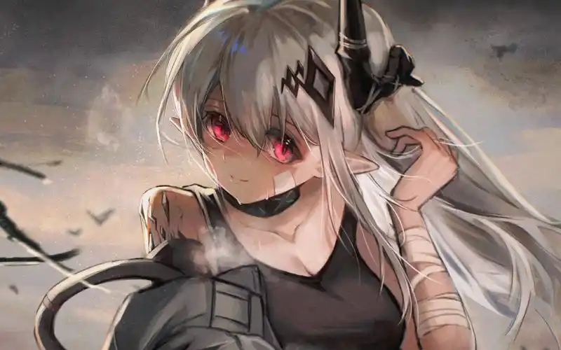 【明日方舟/泥岩】"战斗结束了呢,博士"