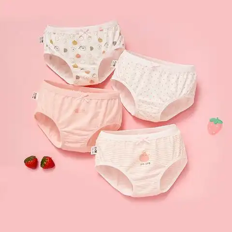 女童内裤纯棉儿童三角2女宝宝短裤头3不夹pp4女孩5小学生6大童8岁