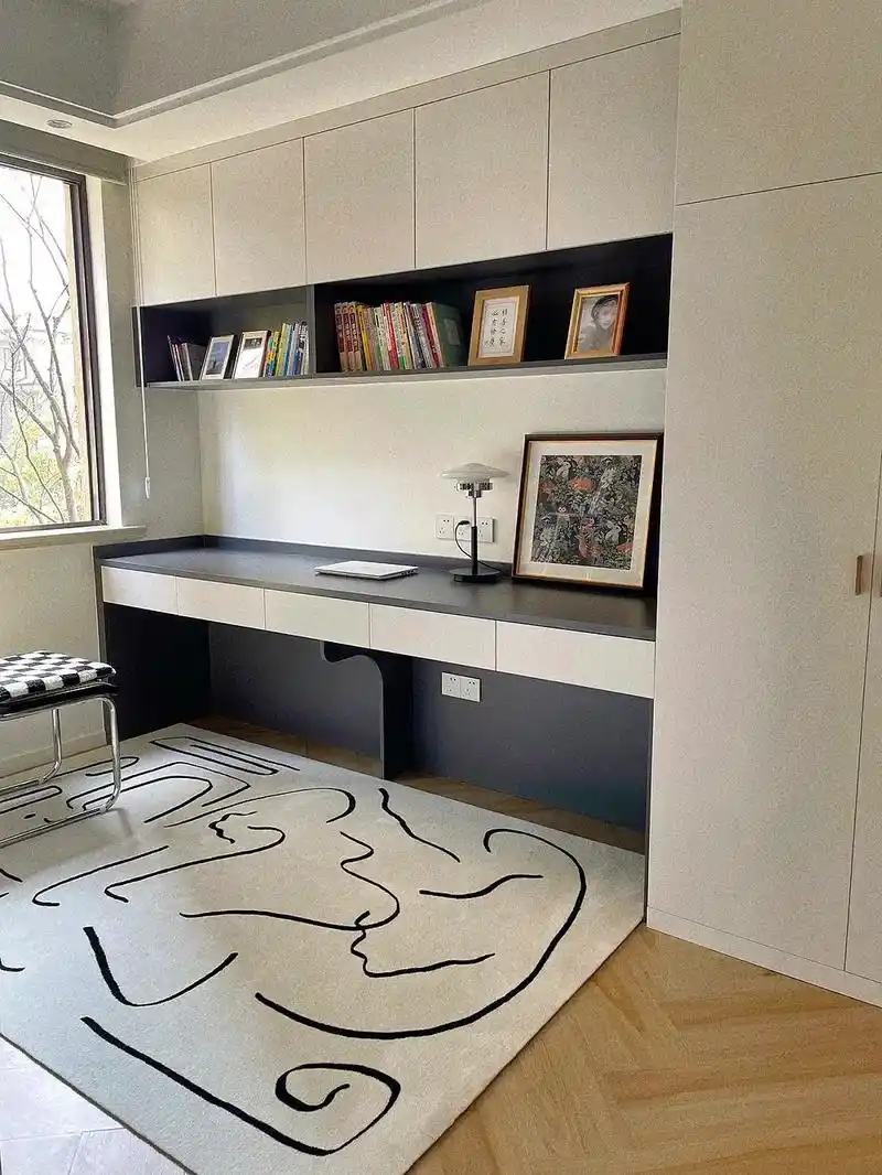 双人书桌学习桌.两个孩子书桌怎么做?看看这几款,两个孩子一张 - 抖音