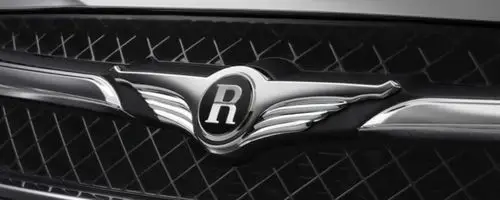 一个飞翼状r字车标的车型是奇瑞旗下的高端车品牌瑞麟(riich),瑞麒