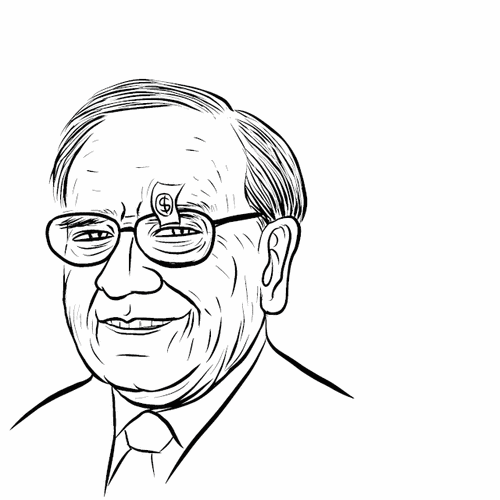 热搜人物》巴菲特的财富数据|动漫|中/长篇漫画|将军他爸 - 原创作品