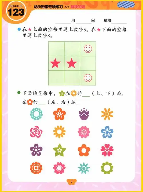 幼儿园中大班学前班数学应用题幼小衔接数学思维训练3-6-7岁儿童启蒙