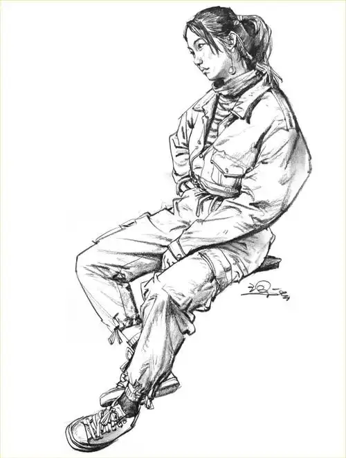 人物速写速写到底是线描好还是线面好到底哪种画法更能拿到高分