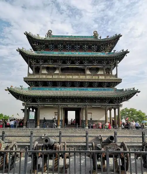 山西平遥古城南门城楼