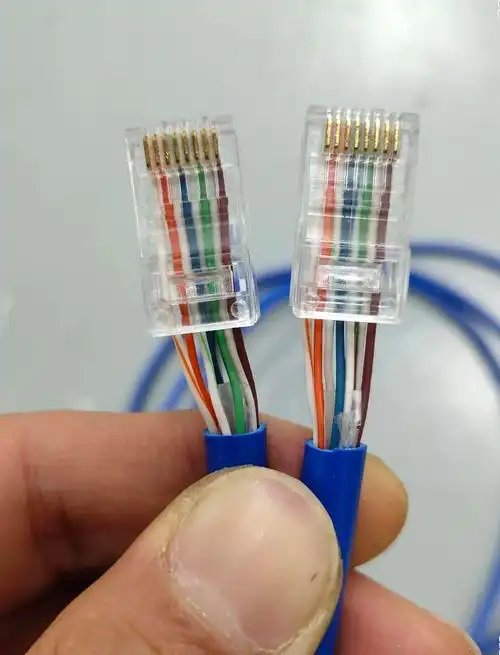 网线接头的颜色顺序怎么接(如何接水晶头网线)_科技号