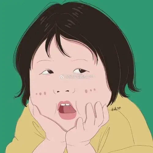 取图编号5257  胖呼呼的可爱大头娃娃头像  #手机壁纸无水印壁纸高清