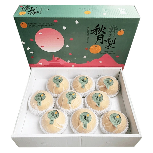 水果正宗冰糖秋月梨礼盒装新鲜日本引种千玥梨