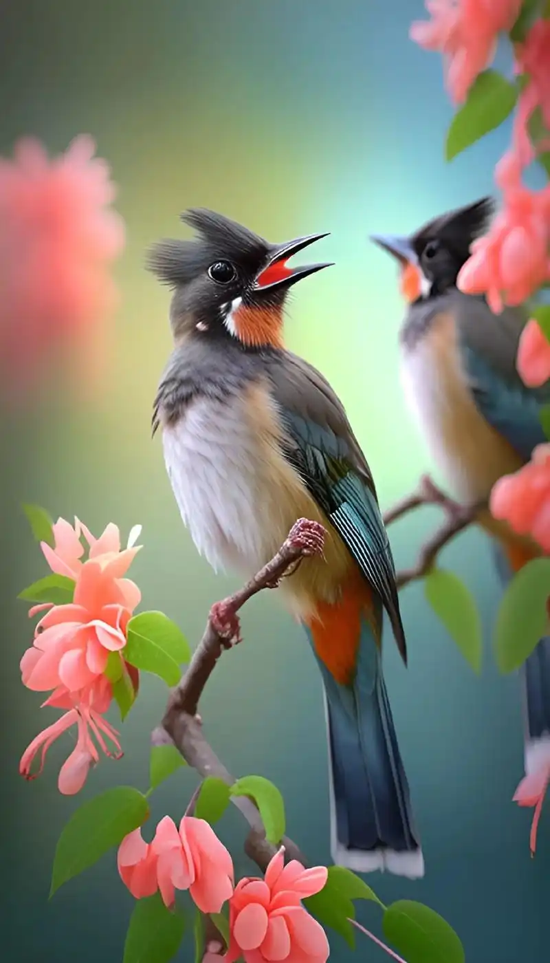 红耳鹎.#鹎鸟 #野生鸟类摄影 #美图分享 #爱鸟护鸟 #原 - 抖音