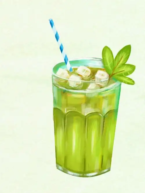 素材夏天和抹茶更配抹茶控不可错过一