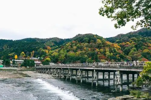 京都的岚山渡月桥