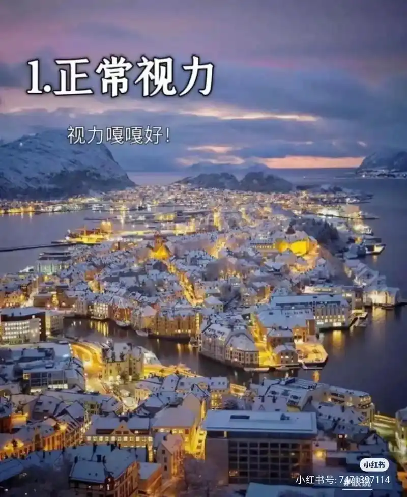 左滑感受近视眼中的世界,你是第几张图?在 - 抖音