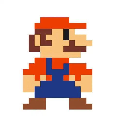 ai制作像素马里奥