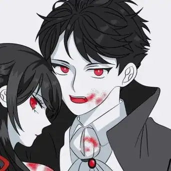 动漫情侣头像黑暗