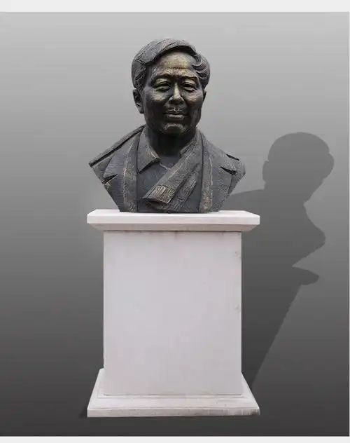 定制铜雕胸像学校人物名人半身像手工铸铜景观小品城市人物头像