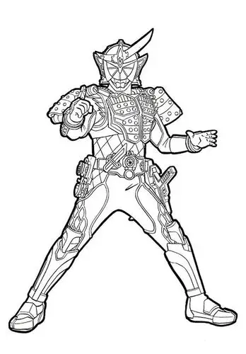 仮面ライダー铠武ぬりえ - ミツキmaウスの小さな世界