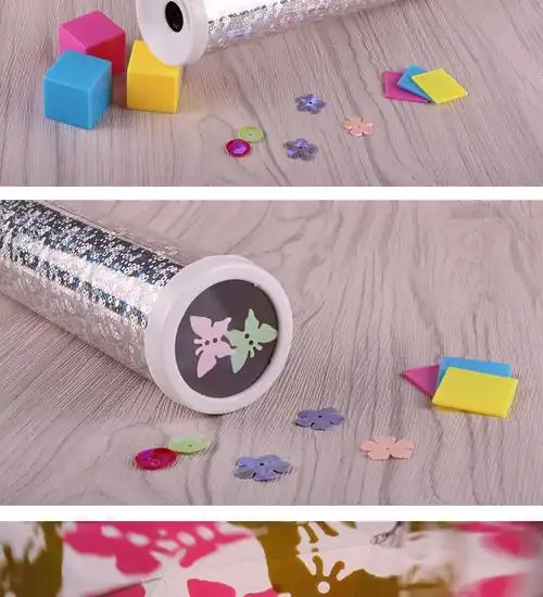 可普自制万花筒儿童玩具科技小制作万花筒diy创意多棱镜幼儿园科学
