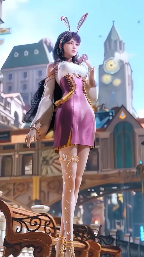 新建模好像小舞啊,腿上绑的什么04?斗罗大陆二