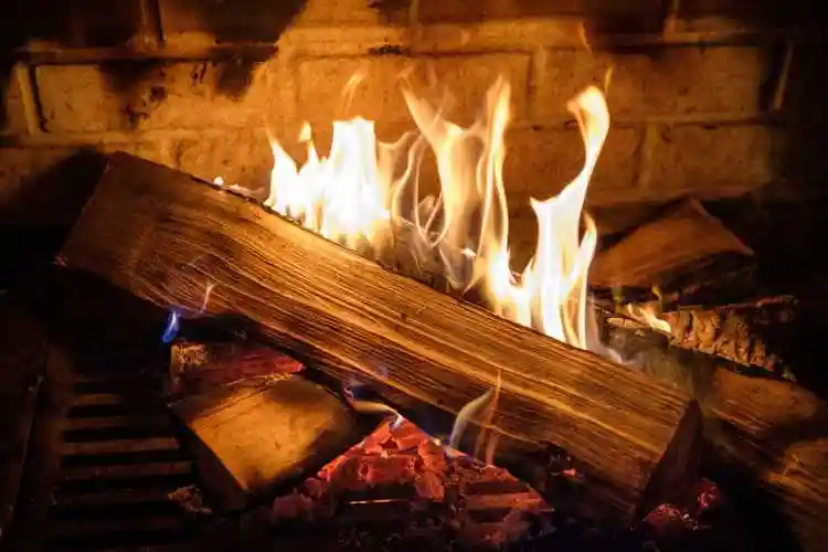 木头在燃烧