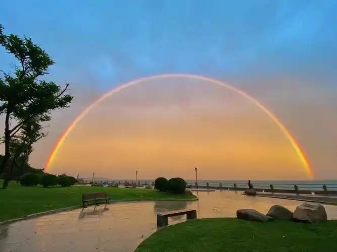 青岛的雨后彩虹,你遇见了吗?-新闻-青岛网络广播电视台