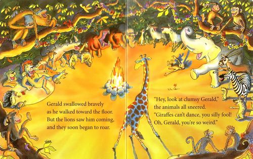 英文原版绘本 giraffes cant dance 长颈鹿不会跳舞