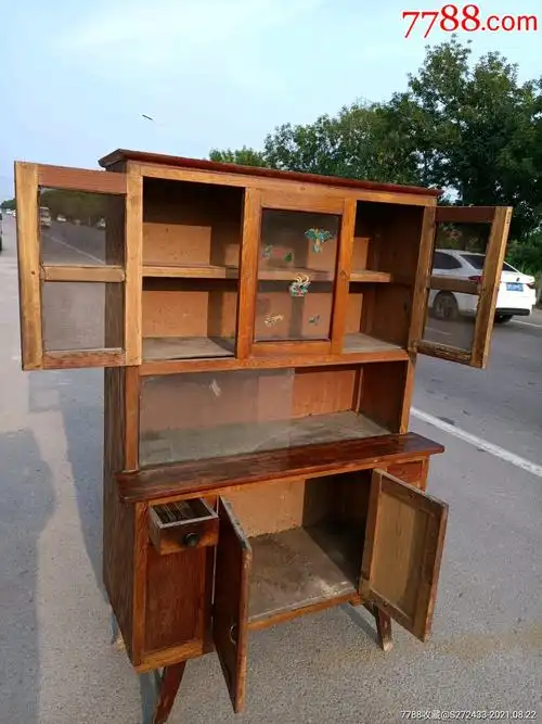 乡下收的70-80年代的书架一个完整包老_其他木艺家具_第6张_7788核雕