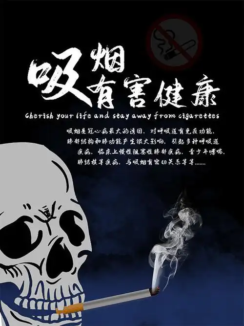 吸烟有害健康宣传海报