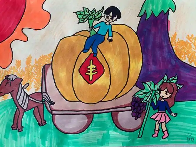 秋收时刻——双港实验小学庆丰收儿童绘画活动