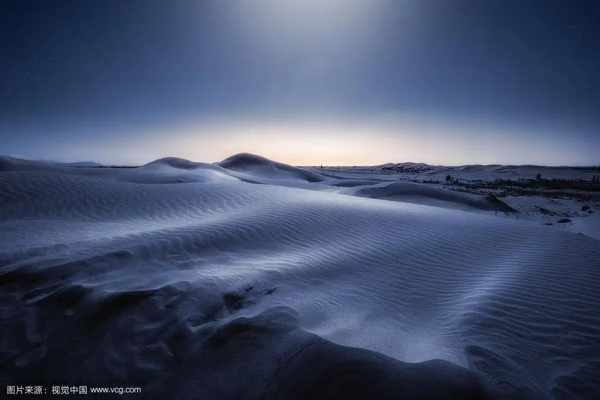 沙漠夜景