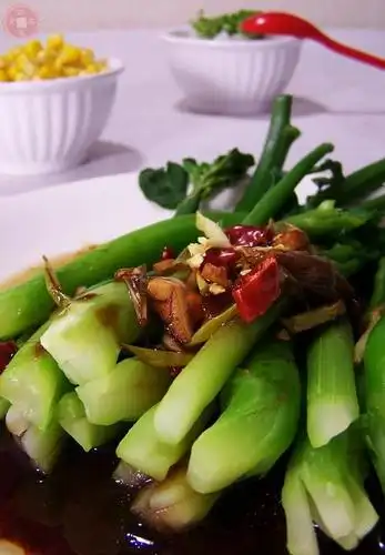 白灼芥兰的做法