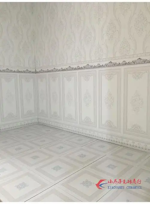 壹德壹瓷砖厂标 欧式墙裙砖仿墙纸客厅餐厅卧室墙砖卫生间墙面砖釉