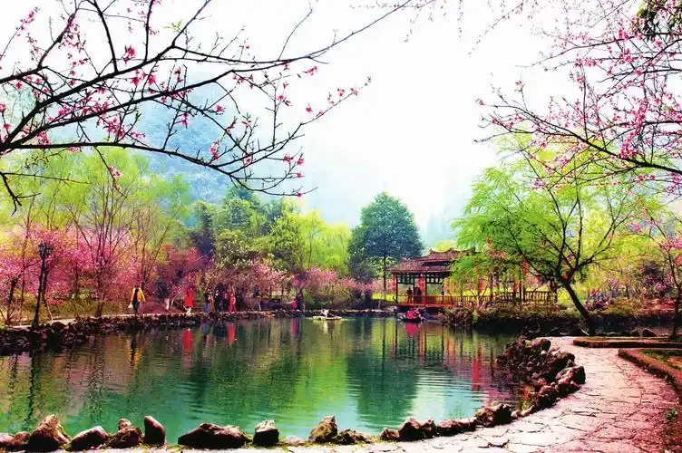 重庆桃花源景区重新开放