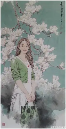 色彩雅致,栩栩如生一一齐声怡:国画人物作品欣赏