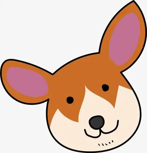 卡通可爱大耳朵小狗