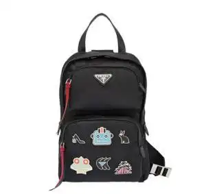 prada 普拉达 机器人徽章单肩背包