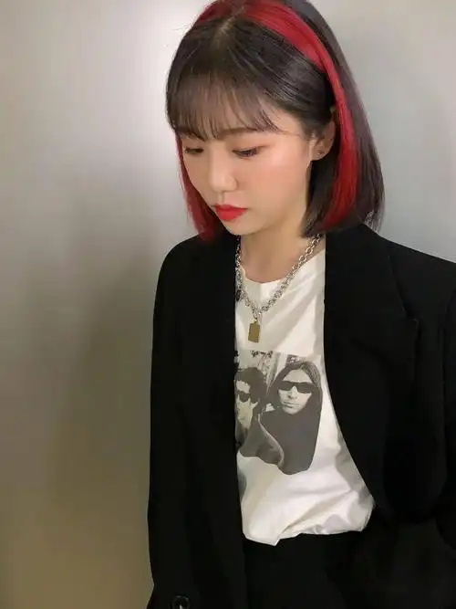 2021最新潮流染发发带染