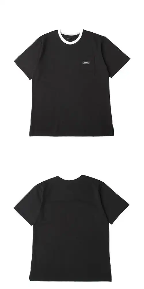 [18春夏新款] oversize happening silket rising系列黑色短袖t恤