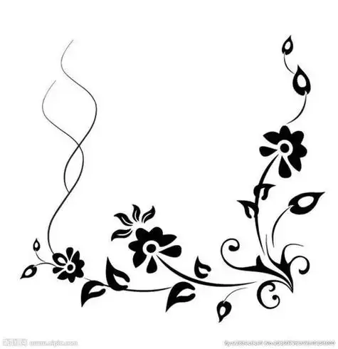 黑板报简笔画花边图案 黑板报简笔画花边图案动物