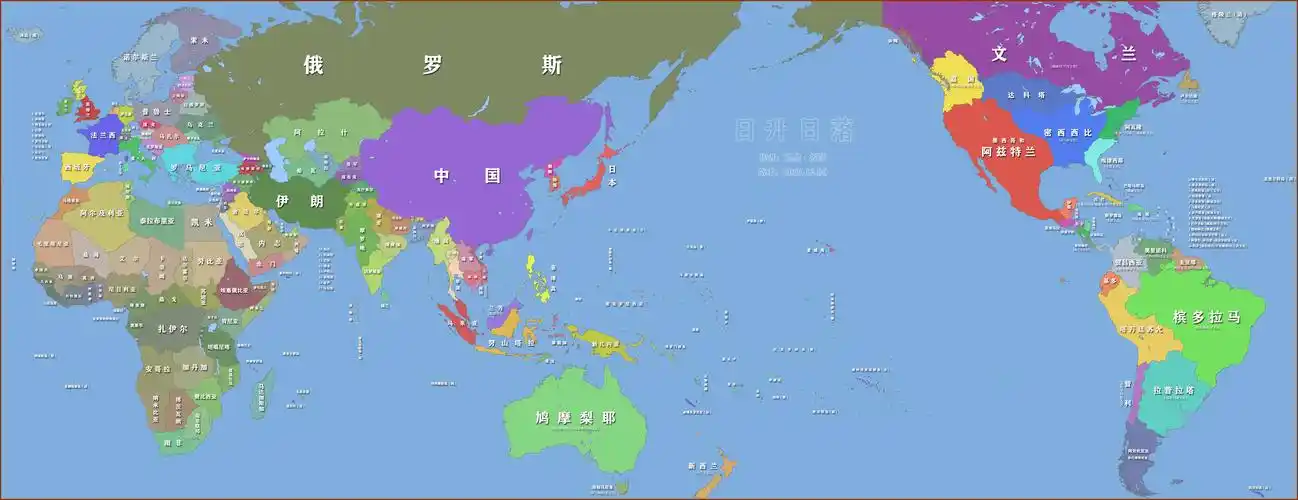 路易次元《日升日落》世界地图(版本:2021-12-30)在《日升日落》世界