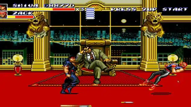 怒之铁拳3代怀旧街机动作格斗游戏md游戏通关视频