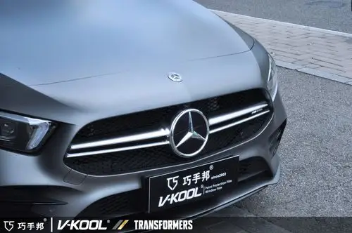 奔驰amg装贴哑光车衣—巧手邦