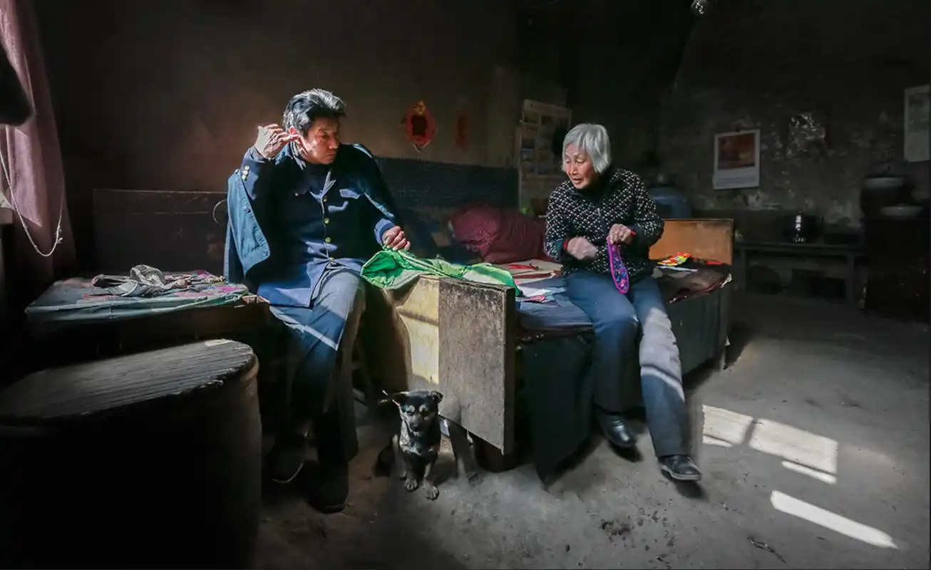 实拍陕北农村的百姓生活自然淳朴又有一种家的温馨